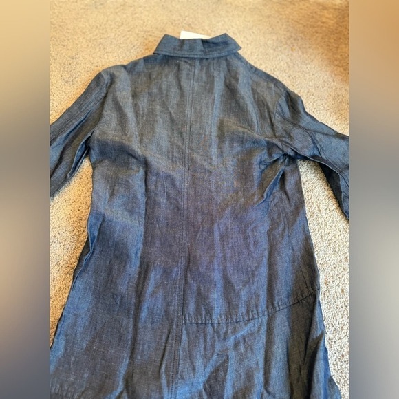 ZARA LINEN BLEND SHIRT DRESS ZW COLLECTION - SIZE XS and S - BRAND NEW WITH TAG - Picture 7 of 13